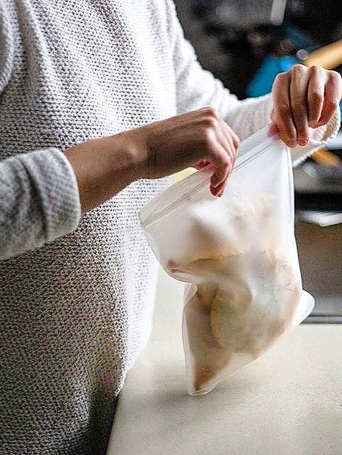 60 Sacs De Congélation Réutilisables à Zip - 3 Tailles (S/M/G), Transparents, étanches - Pour Aliments, Légumes, Collations