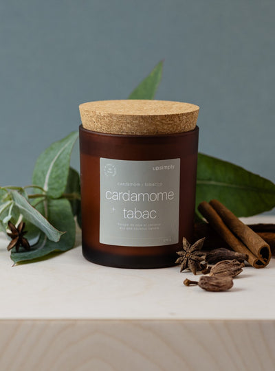 Soy candle - Cardamom &amp; tobacco 