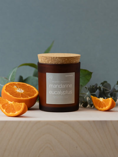 Soy candle - Mandarin and eucalyptus