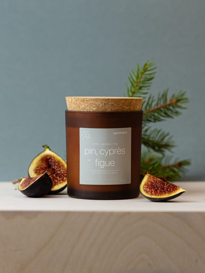 Soy candle - Pine, cypress &amp; fig