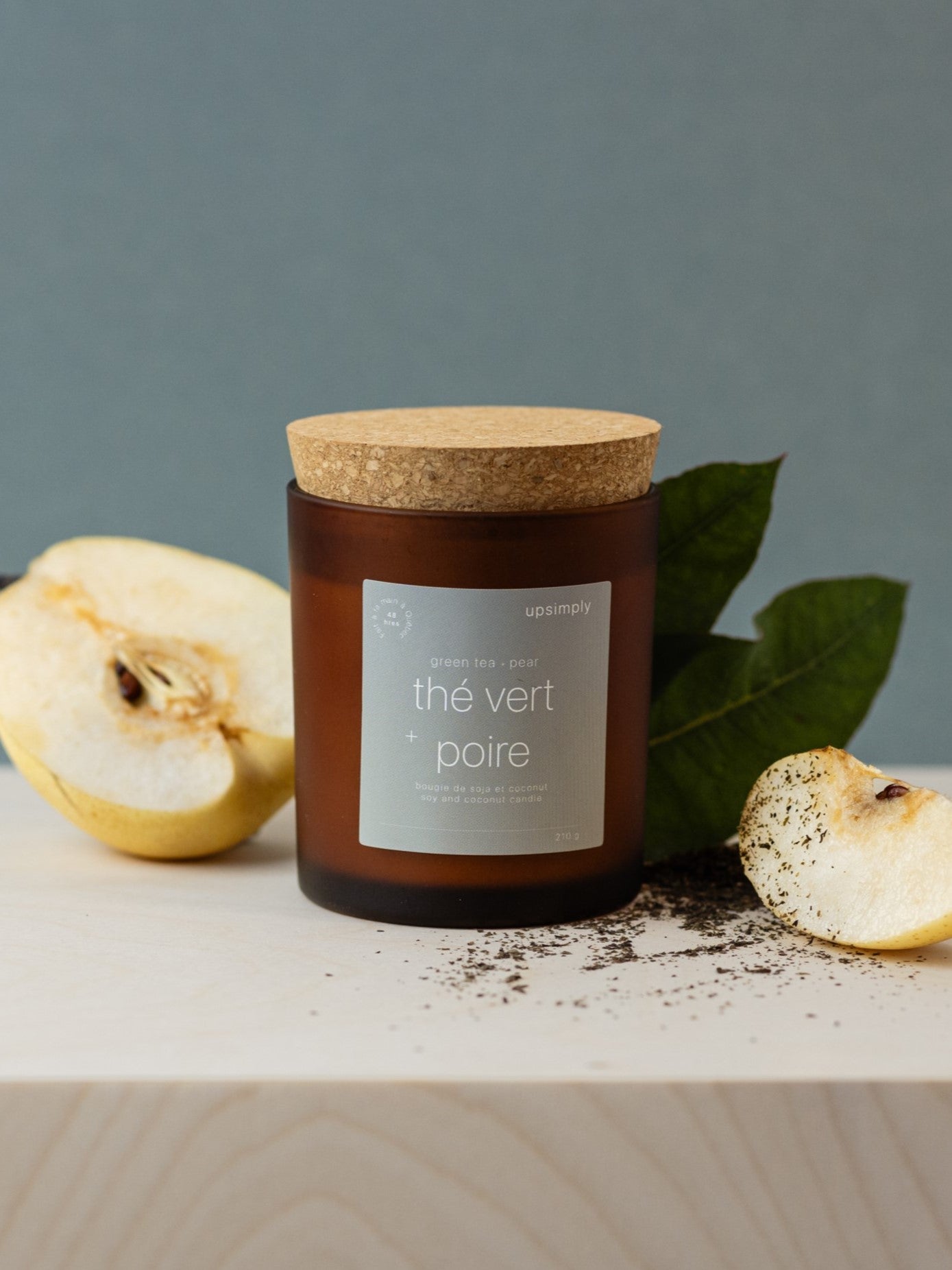 Soy candle - Green tea and white pear