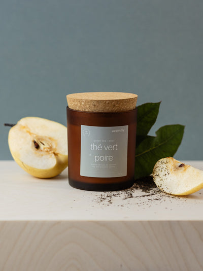 Soy candle - Green tea and white pear