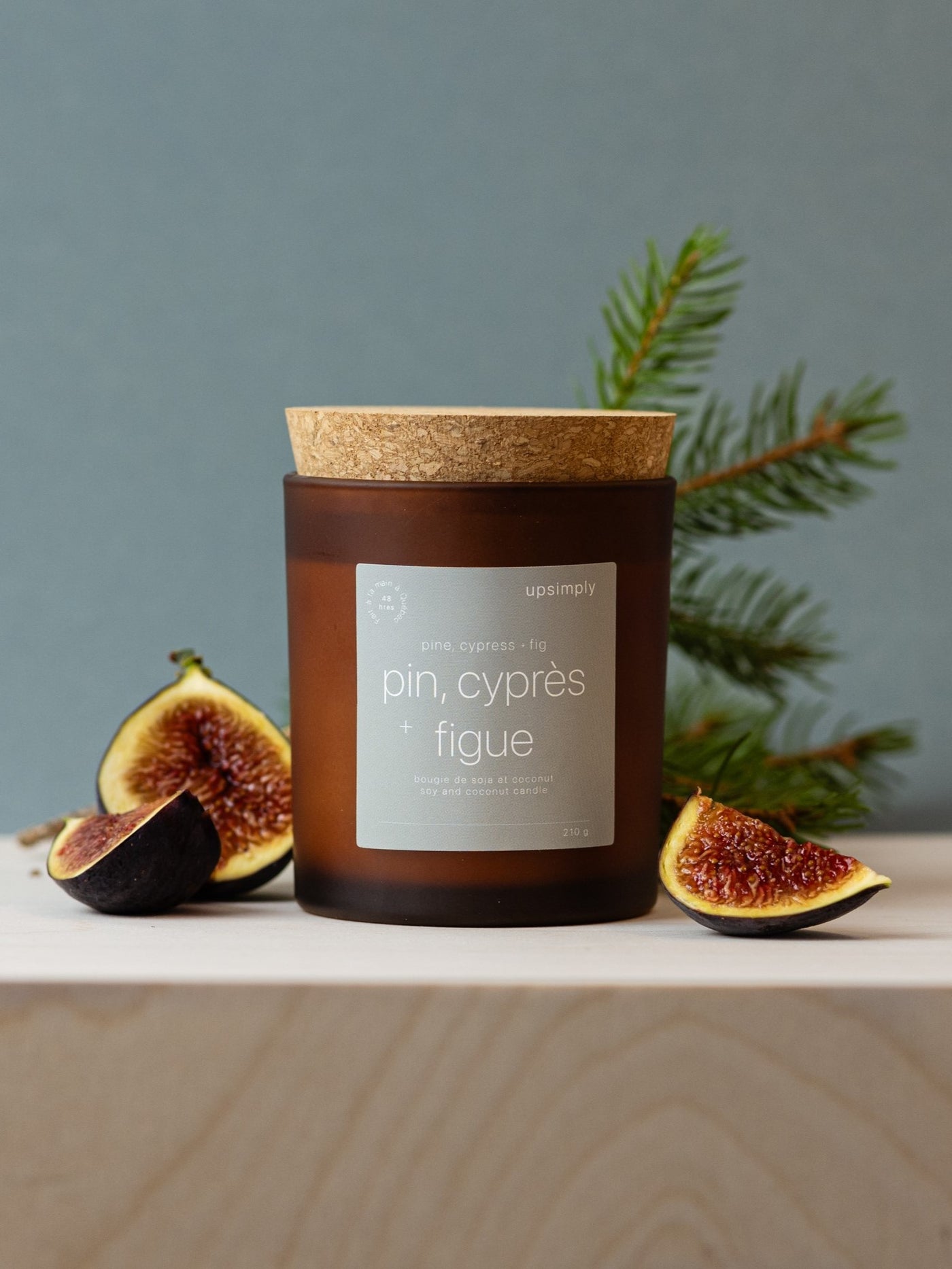 Soy candle - Pine, cypress &amp; fig