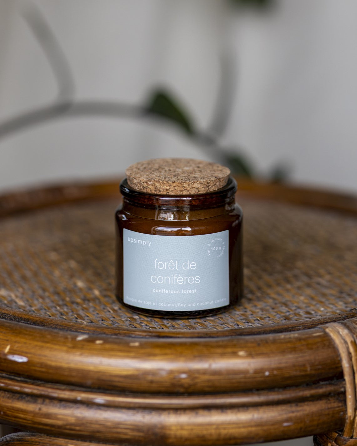 Bougie de soja - Forêt de conifères