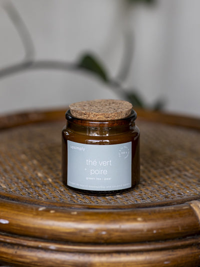 Soy candle - Green tea and white pear