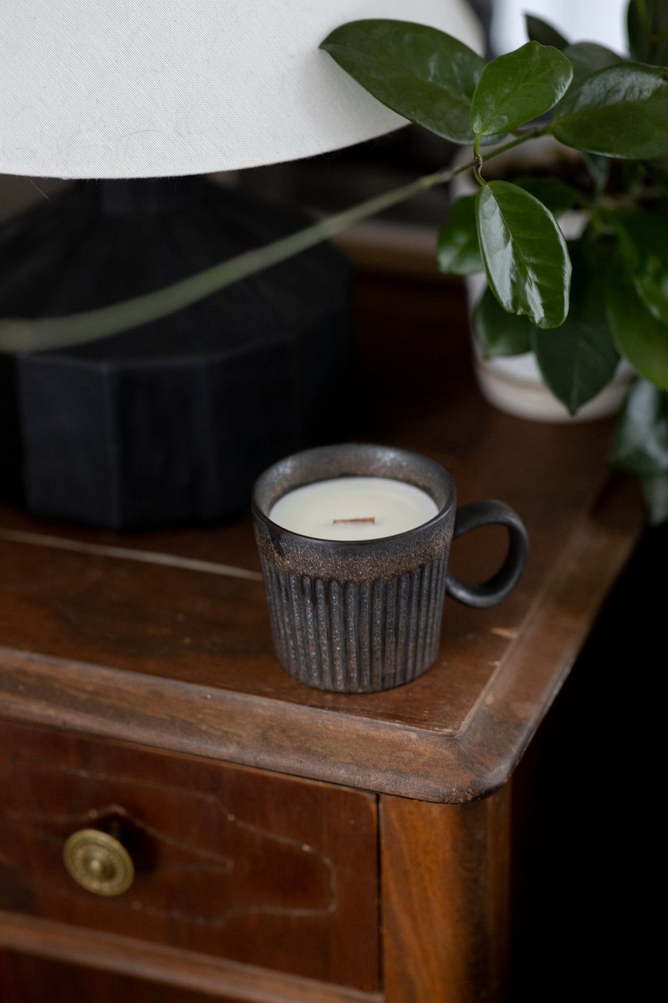 Bougie dans une tasse - Clou de girofle et safran