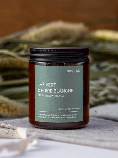 Soy candle - Green tea and white pear